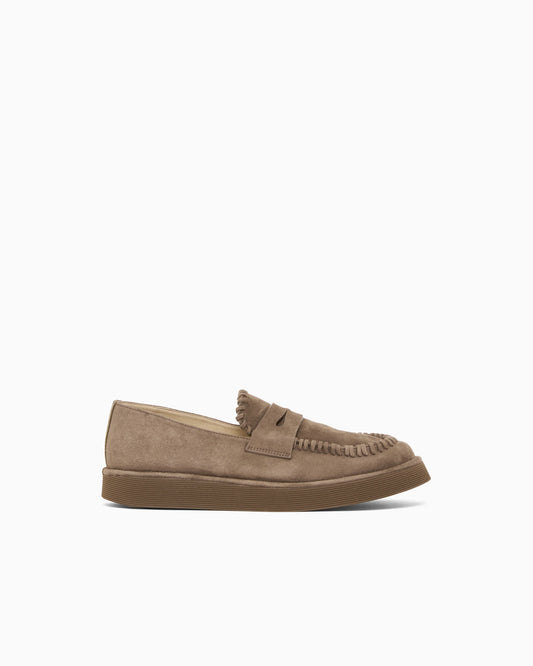 Suede loafers