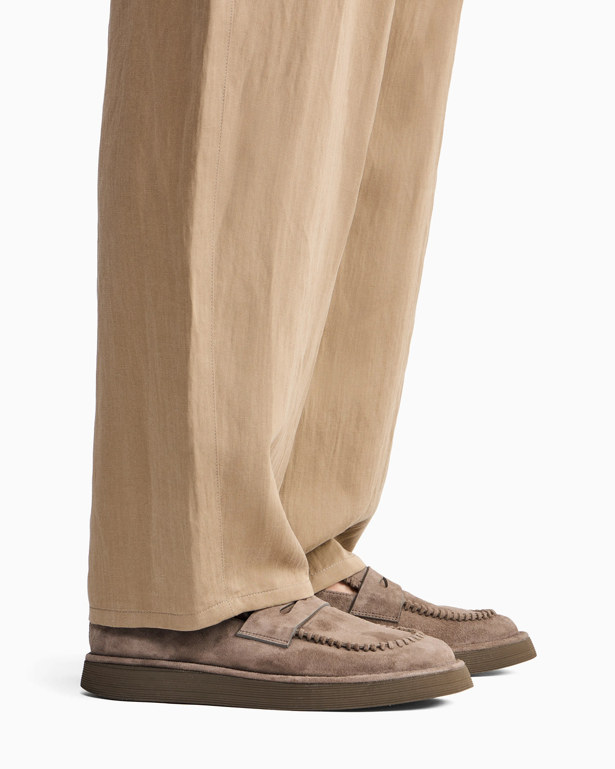 Suede loafers