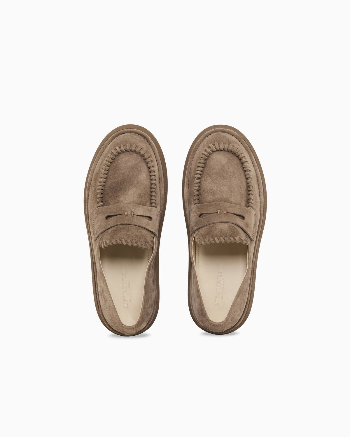 Suede loafers