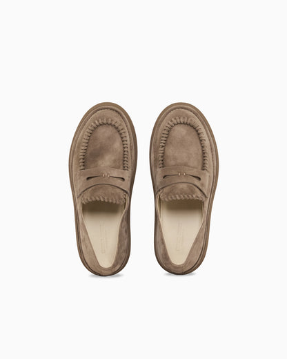 Suede loafers