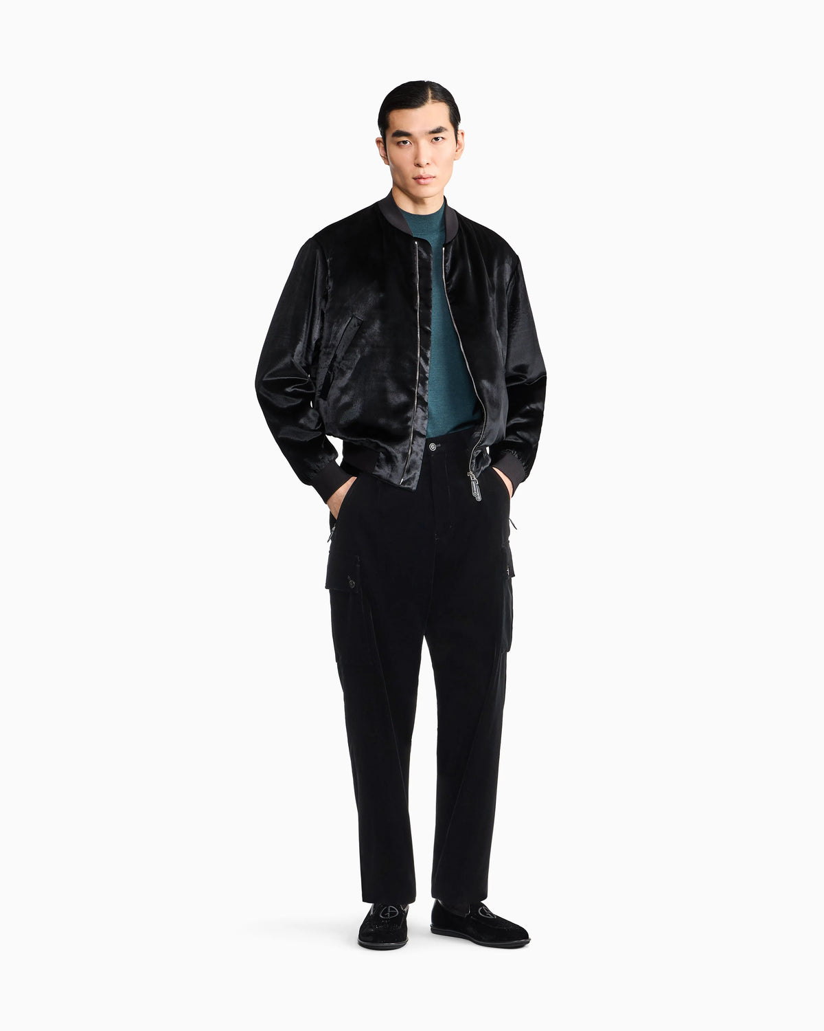 Cashmere and silk turtleneck sweater