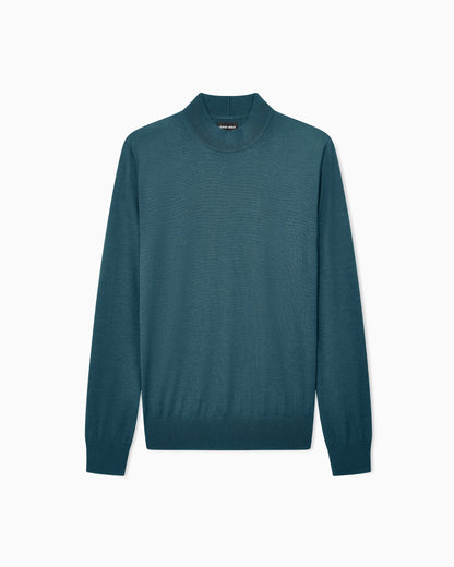 Cashmere and silk turtleneck sweater