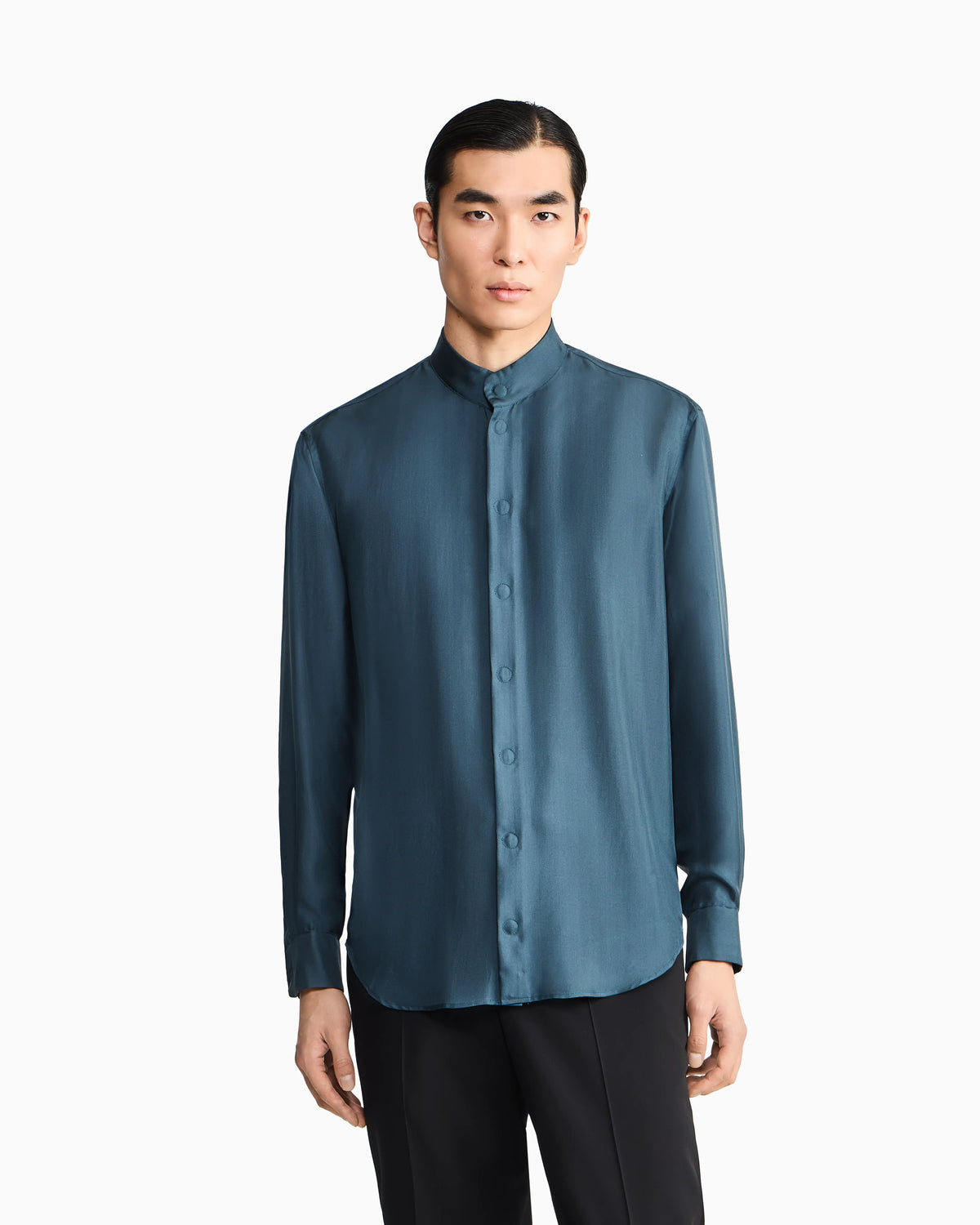 Silk twill shirt