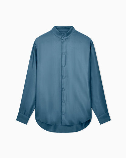 Silk twill shirt