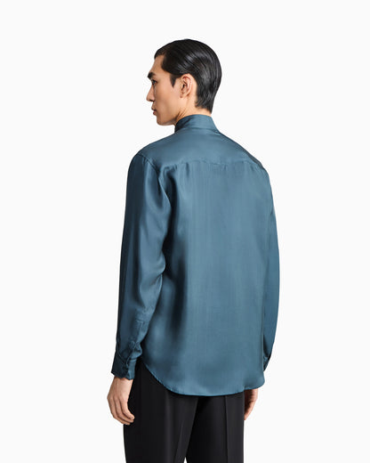 Silk twill shirt
