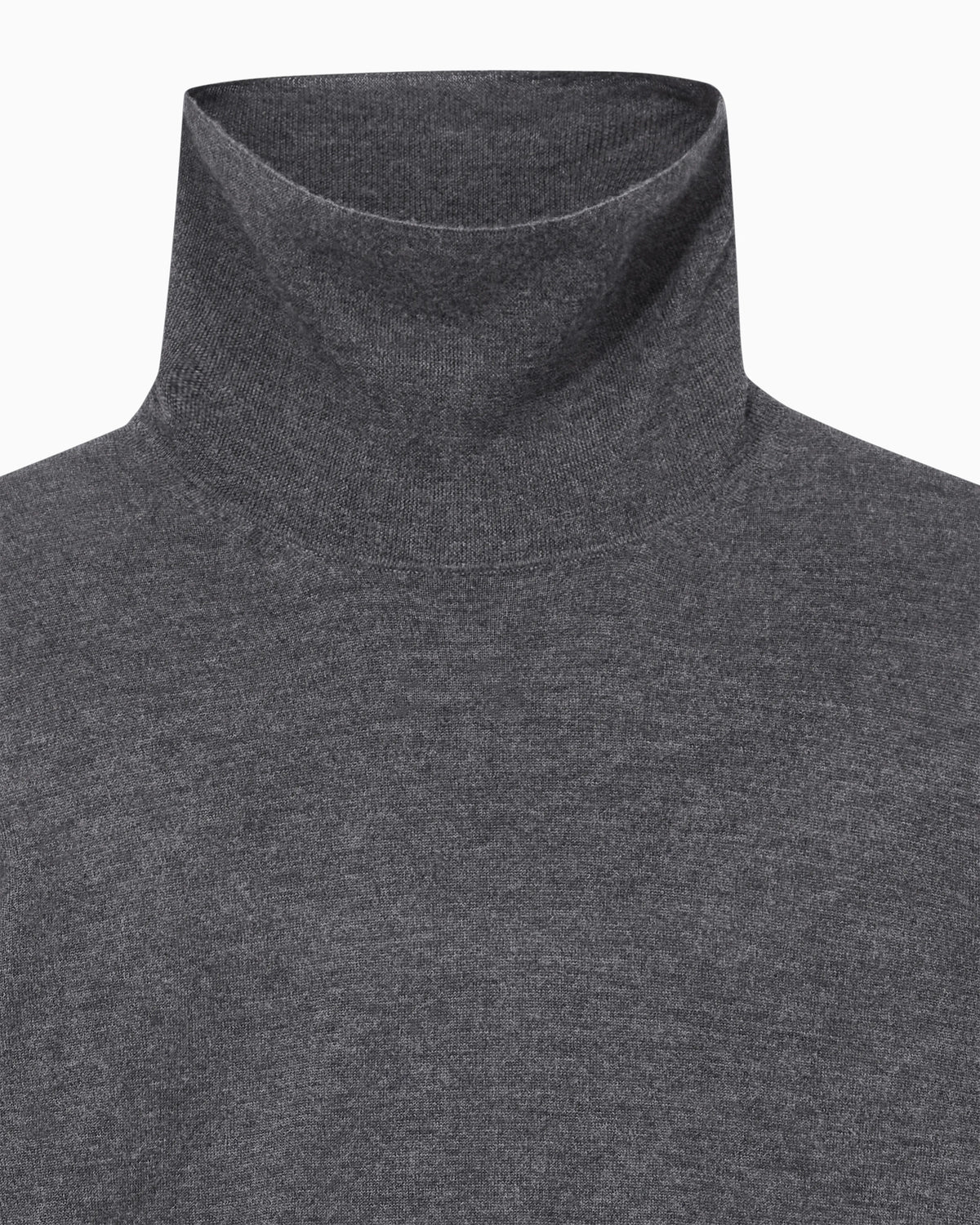 Sweater regular fit plain knit cashmere