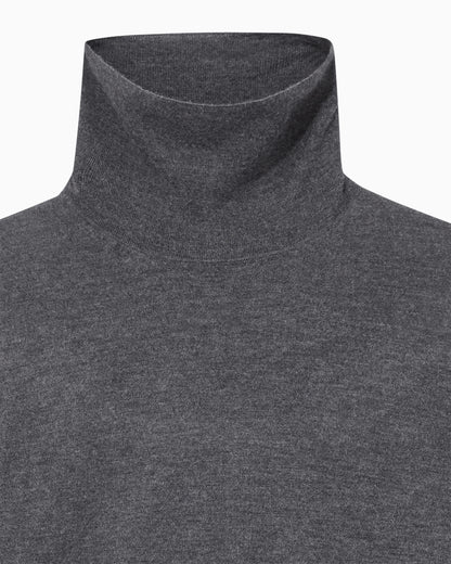 Sweater regular fit plain knit cashmere