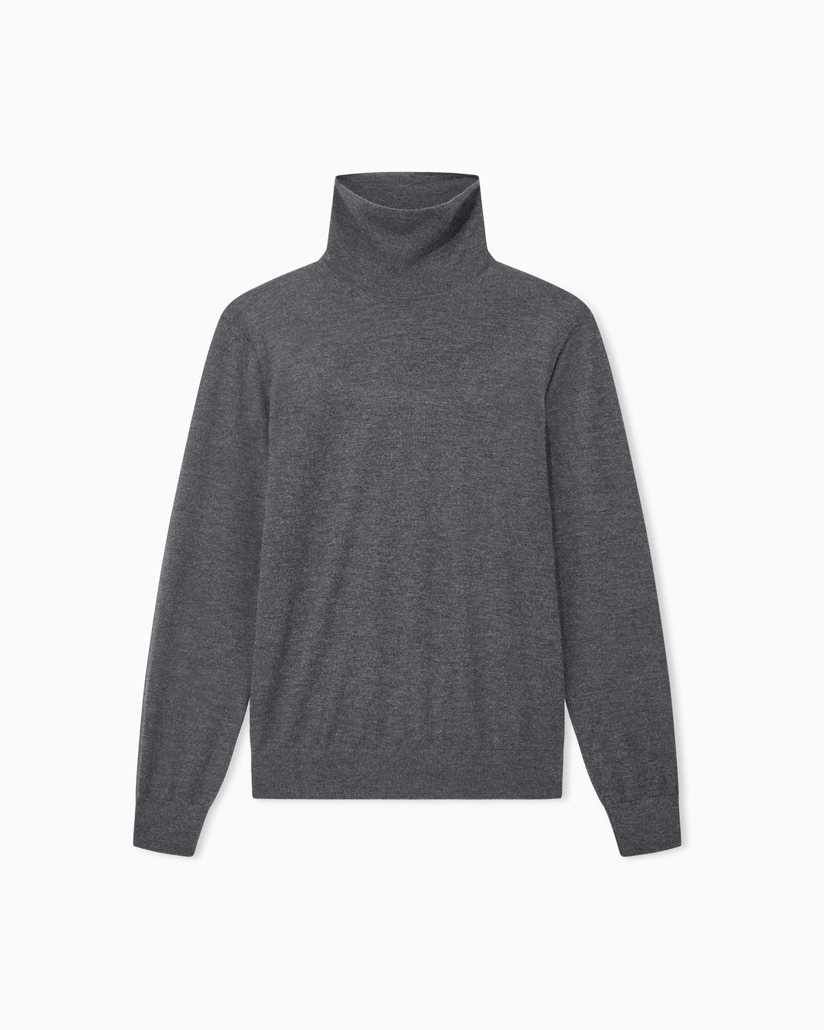 Sweater regular fit plain knit cashmere
