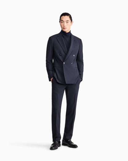 Sweater regular fit plain knit cashmere