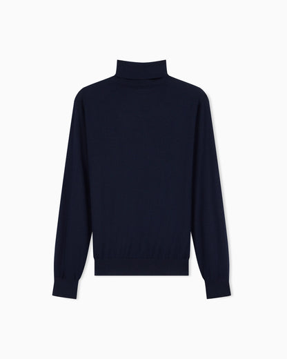 Sweater regular fit plain knit cashmere