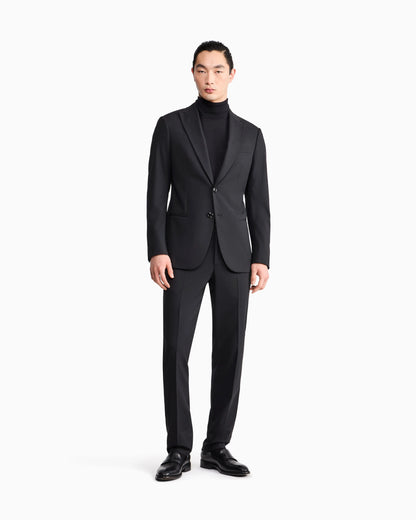 Sweater regular fit plain knit cashmere