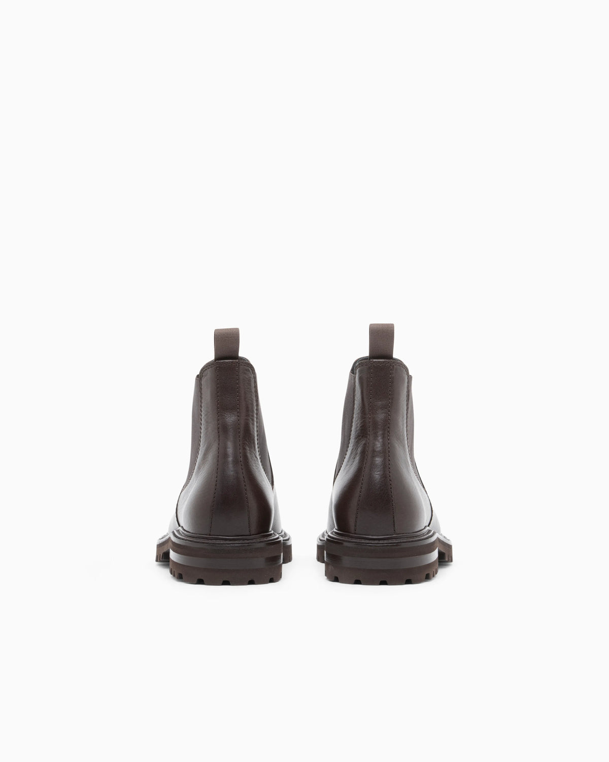 Boots in nappa leather and rubber
