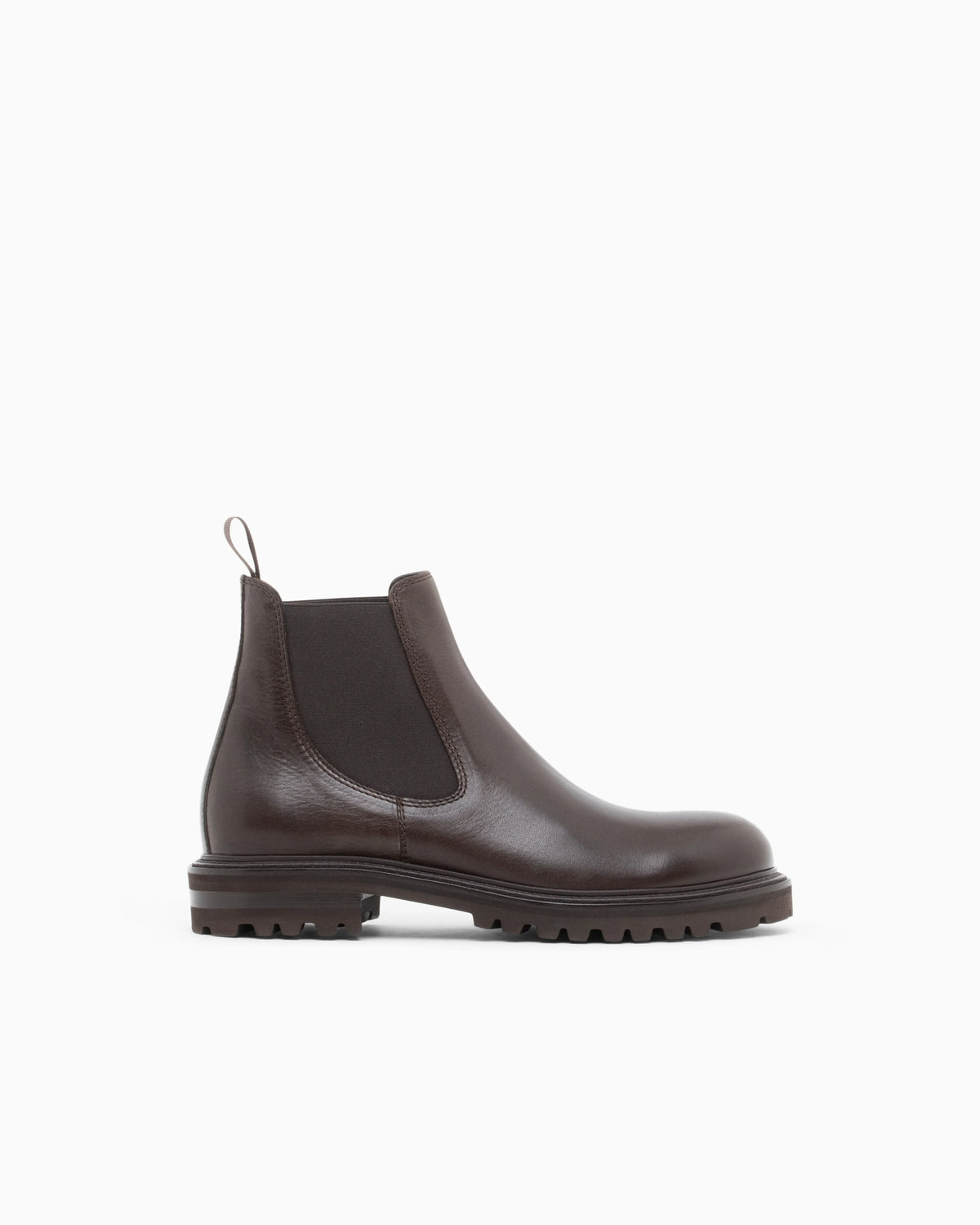 Boots in nappa leather and rubber
