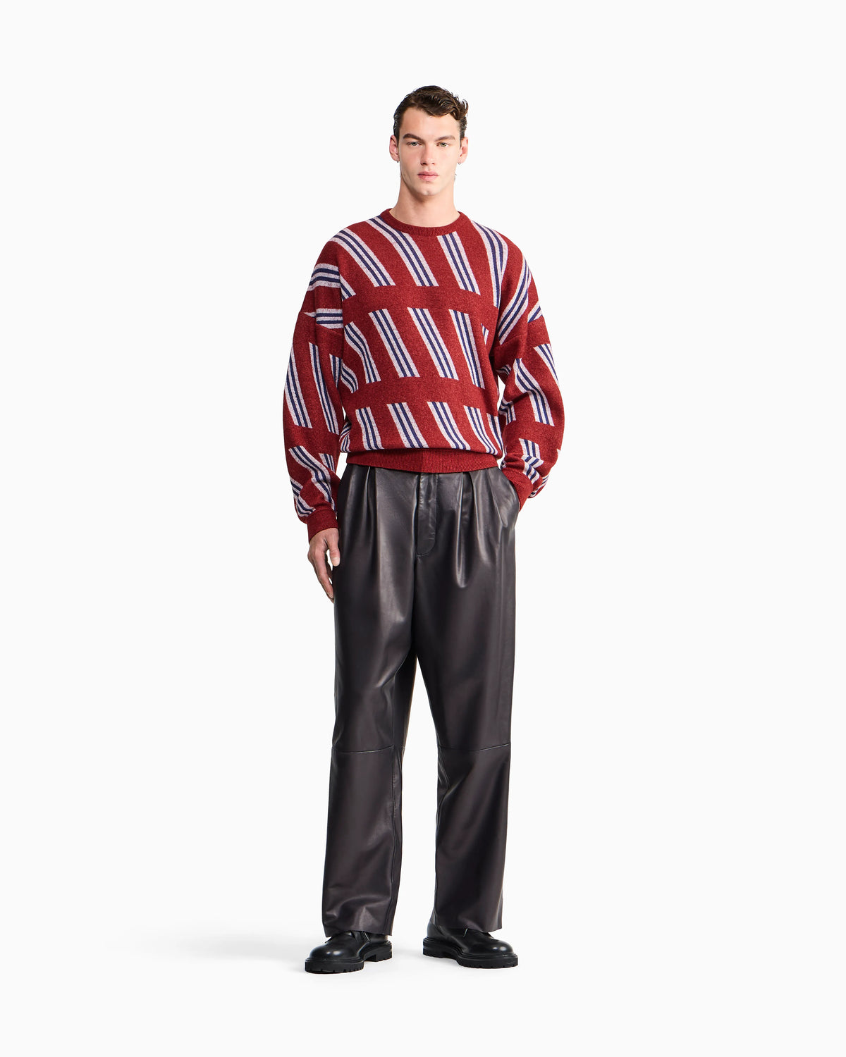 Armani/Archivio SS1981 crew-neck jumper