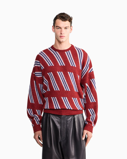 Armani/Archivio SS1981 crew-neck jumper