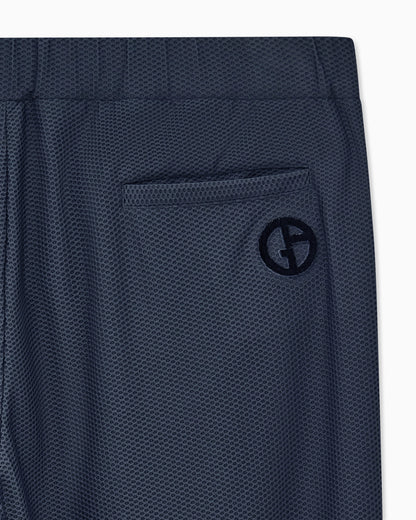 Trousers slim fit in hi-tech honeycomb jersey