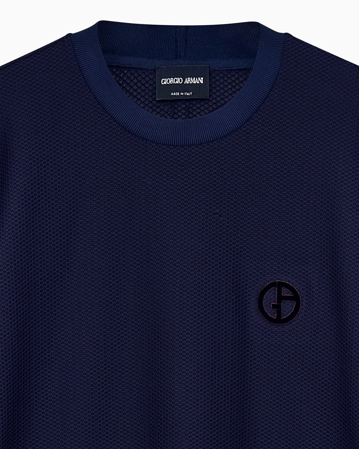 T-shirt oversized in hi-tech warp knitted honeycomb jersey