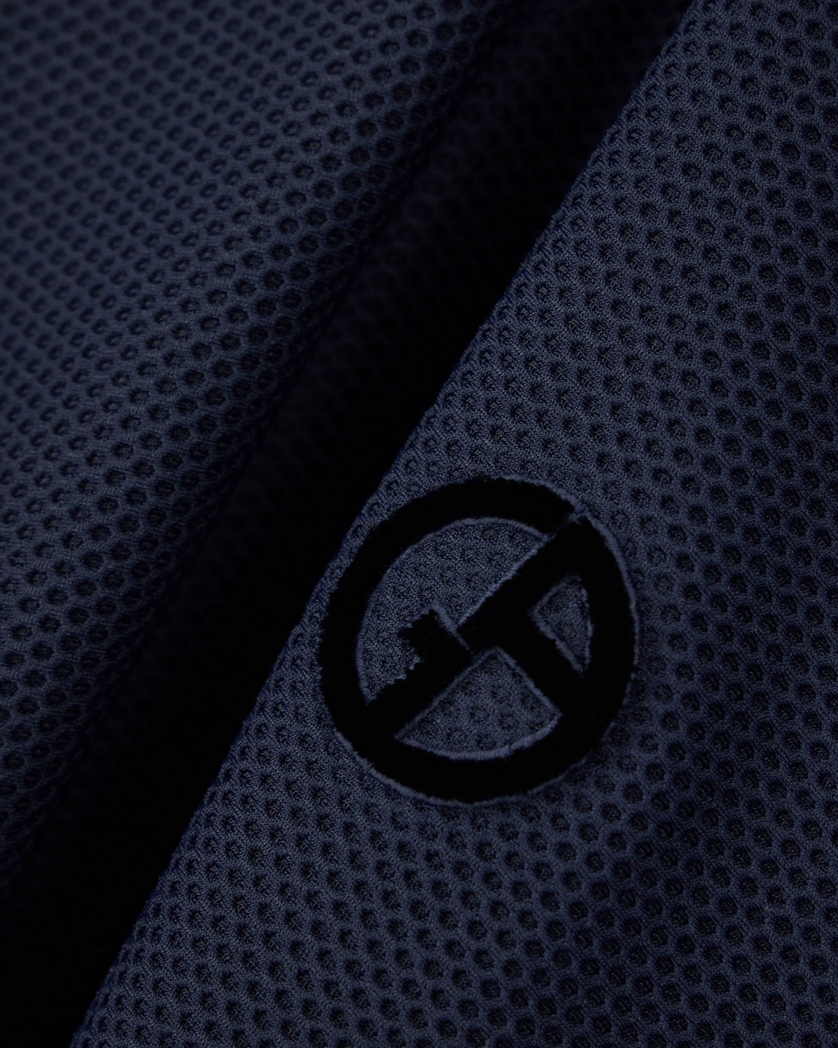 T-shirt oversized in hi-tech warp knitted honeycomb jersey