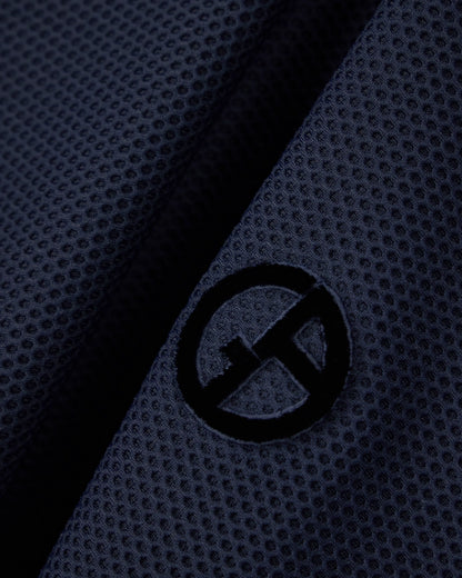 T-shirt oversized in hi-tech warp knitted honeycomb jersey