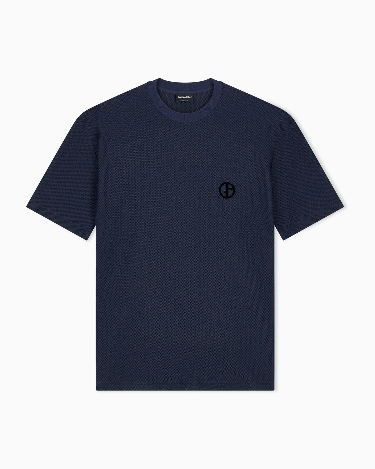 T-shirt oversized in hi-tech warp knitted honeycomb jersey