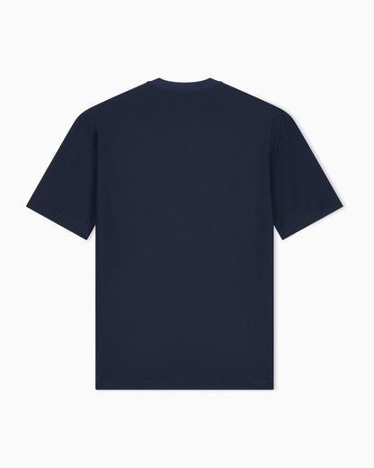 T-shirt oversized in hi-tech warp knitted honeycomb jersey