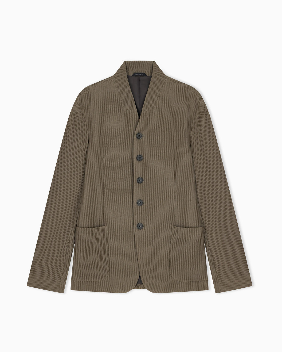 Blazer regular fit in hi-tech warp knitted honeycomb