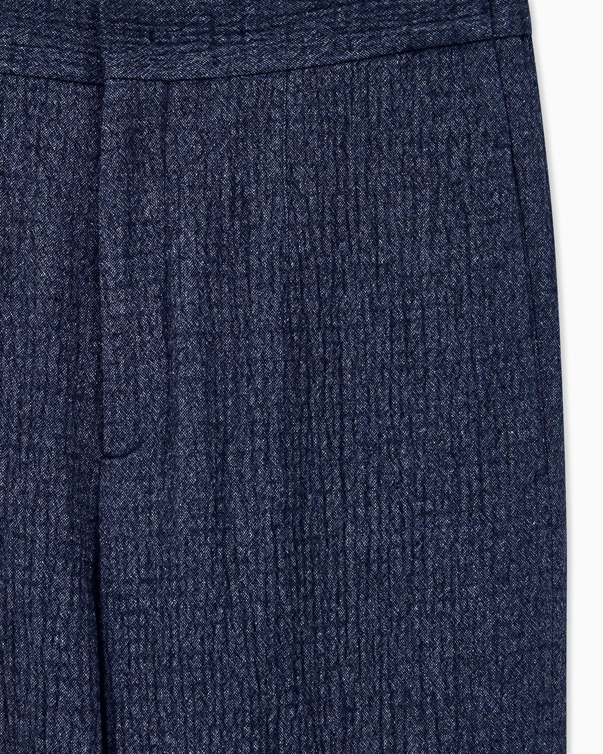 Trouser Soft regular fit froissè wool silk cashmere