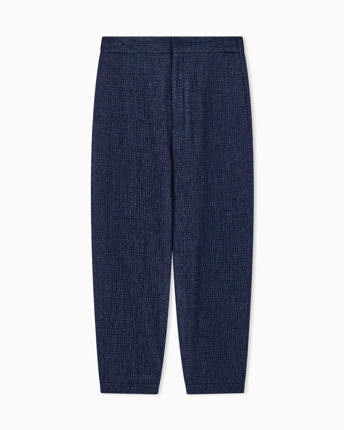 Trouser Soft regular fit froissè wool silk cashmere
