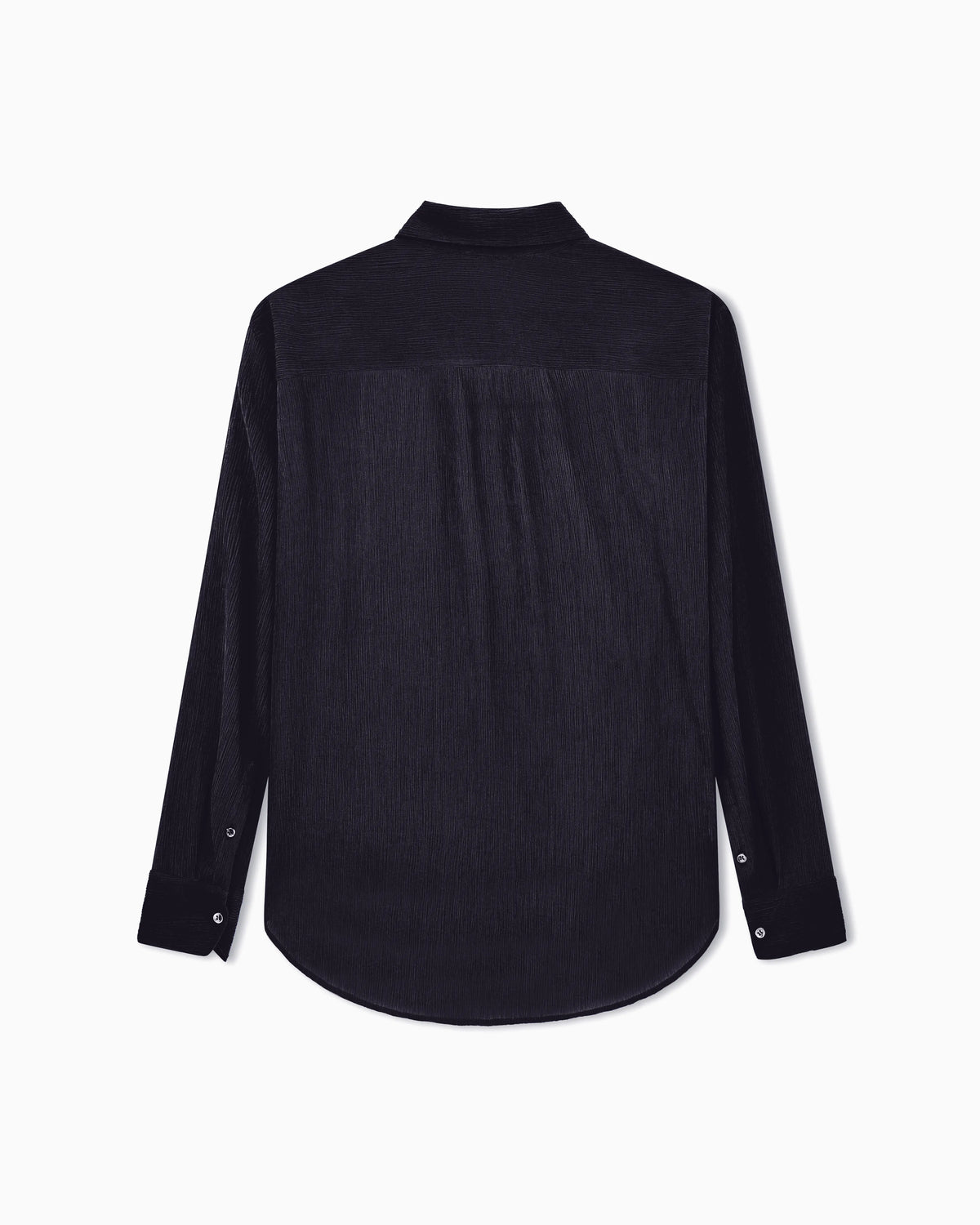 Shirt regular fit in cotton and silk blend creponne