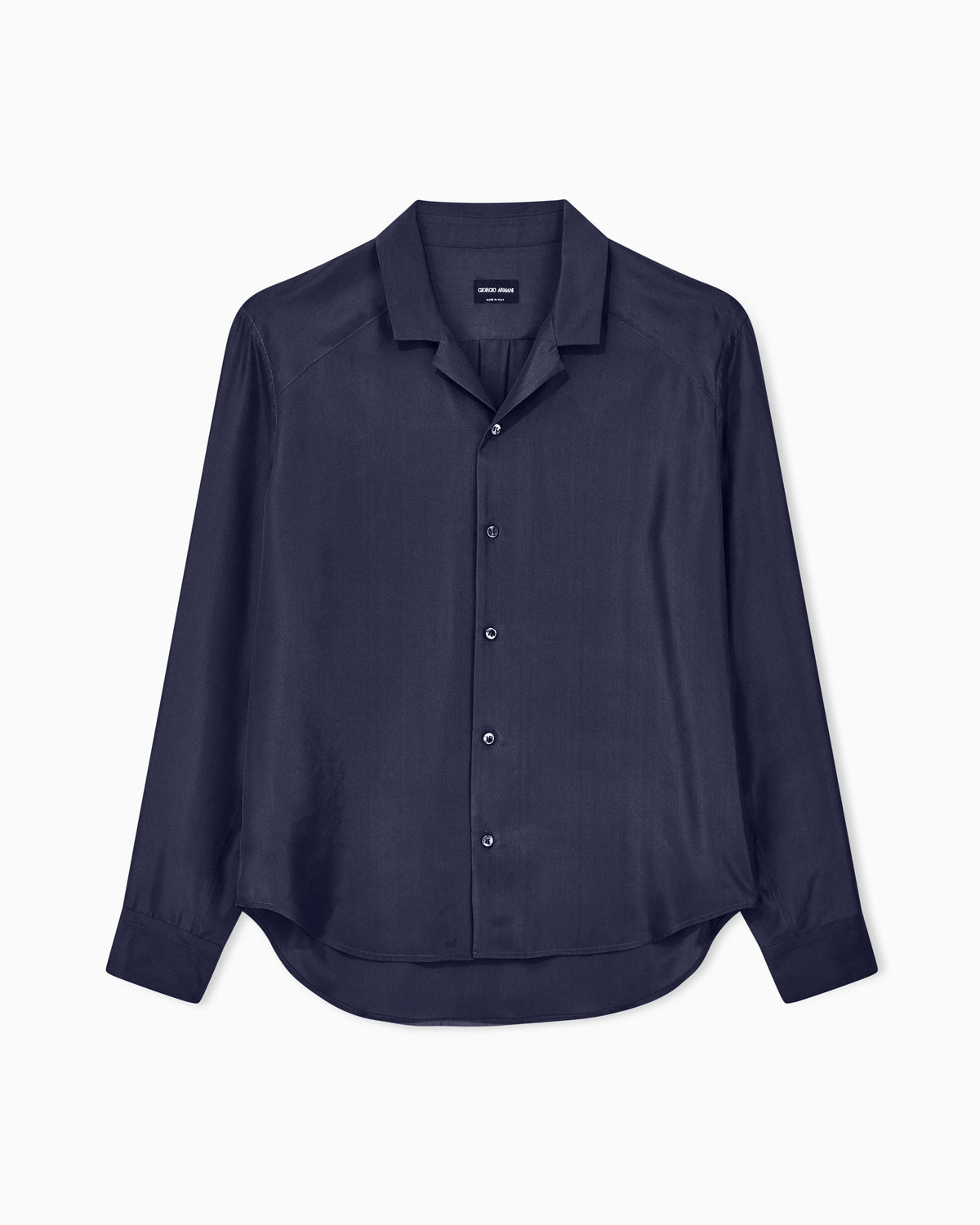 Shirt oversized in silk habotai with cupro lining