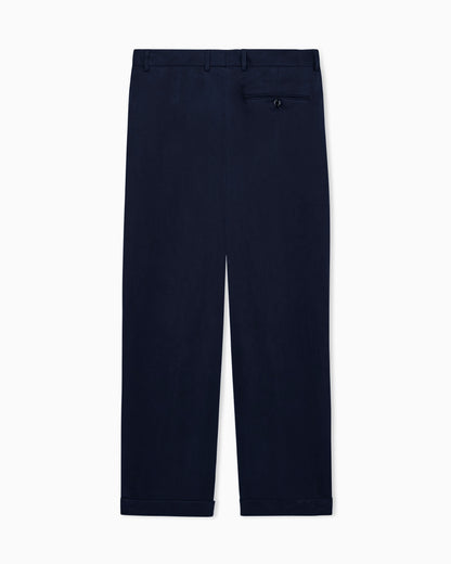 Trousers oversized fit in lightweight lyocell satin