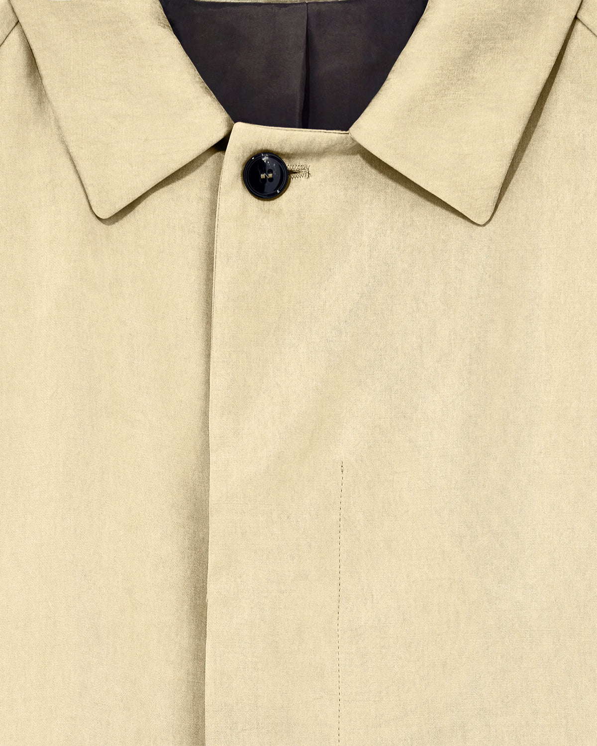 Trench coat oversized fit washed lyocell poplin