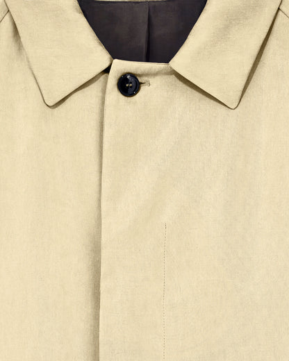 Trench coat oversized fit washed lyocell poplin