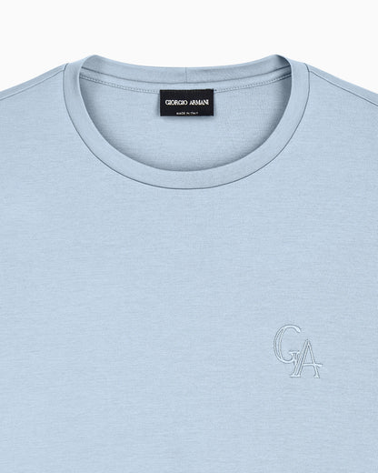 T-shirt Regular fit organic cotton interlock jersey