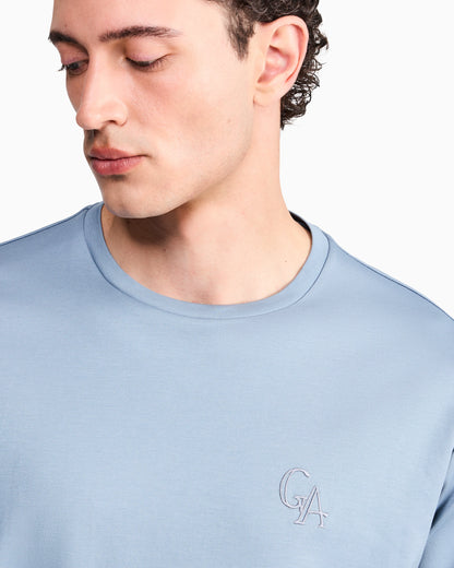 T-shirt Regular fit organic cotton interlock jersey