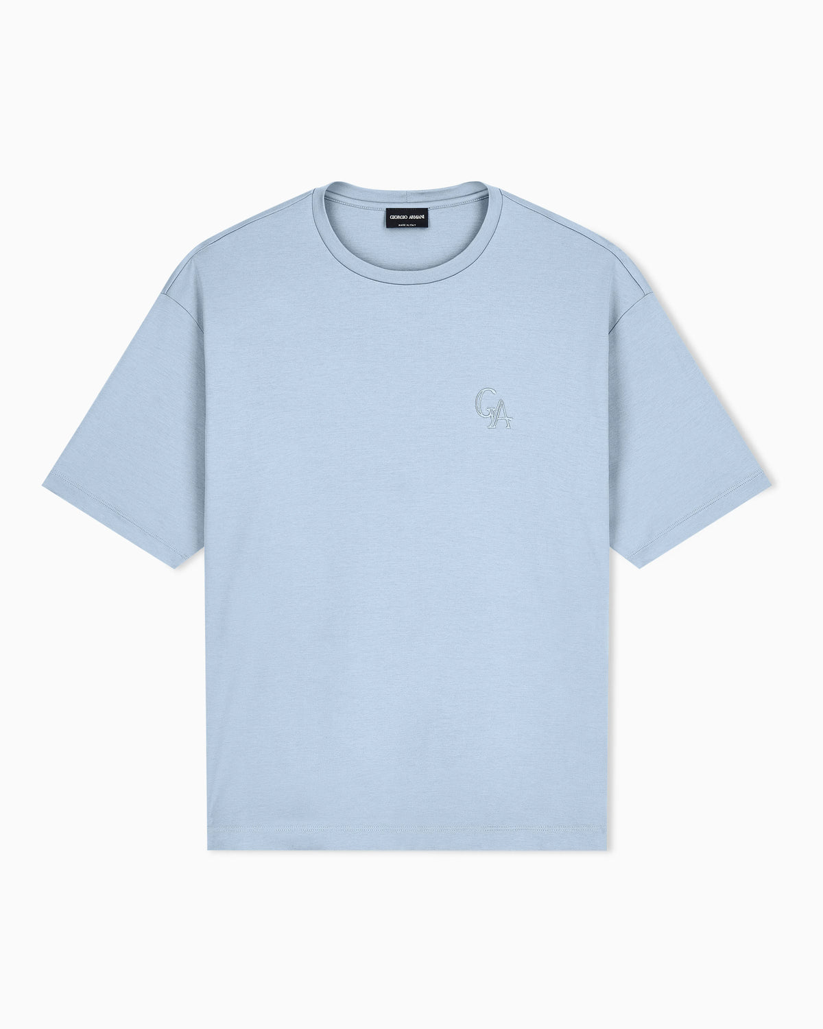 T-shirt Regular fit organic cotton interlock jersey