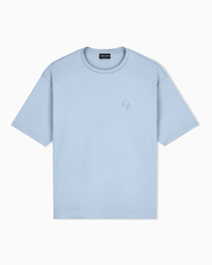 T-shirt Regular fit organic cotton interlock jersey
