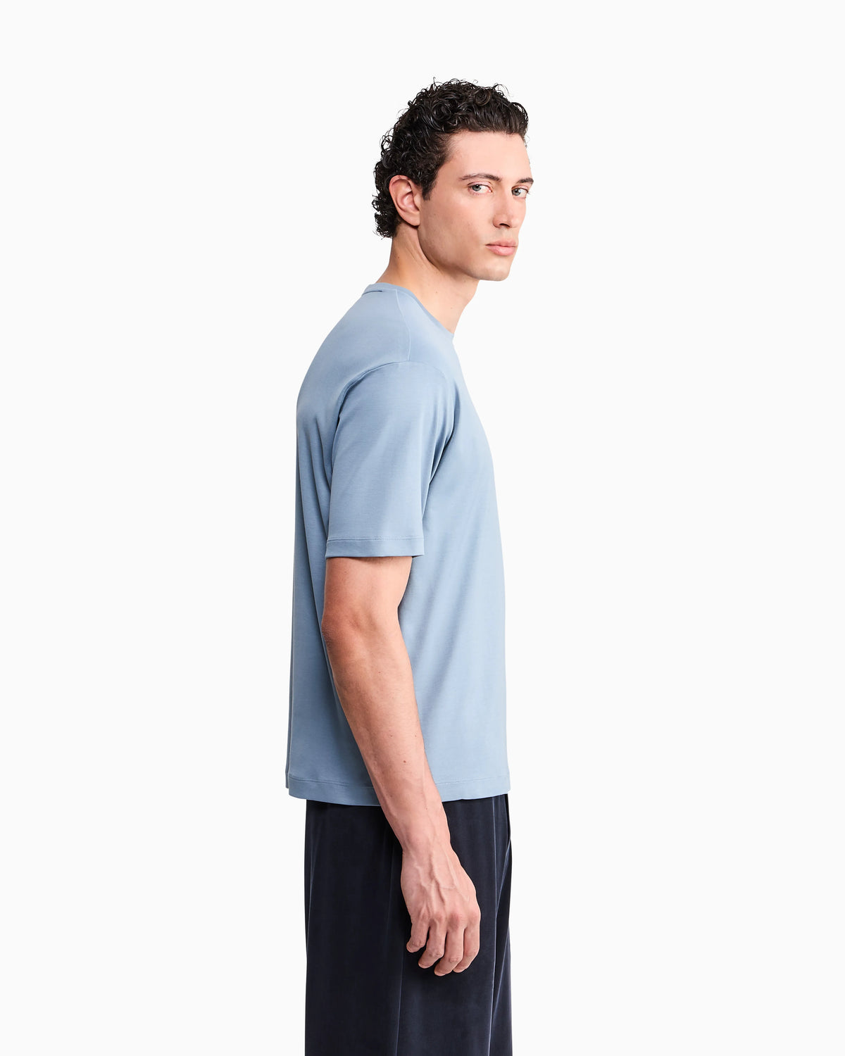 T-shirt Regular fit organic cotton interlock jersey
