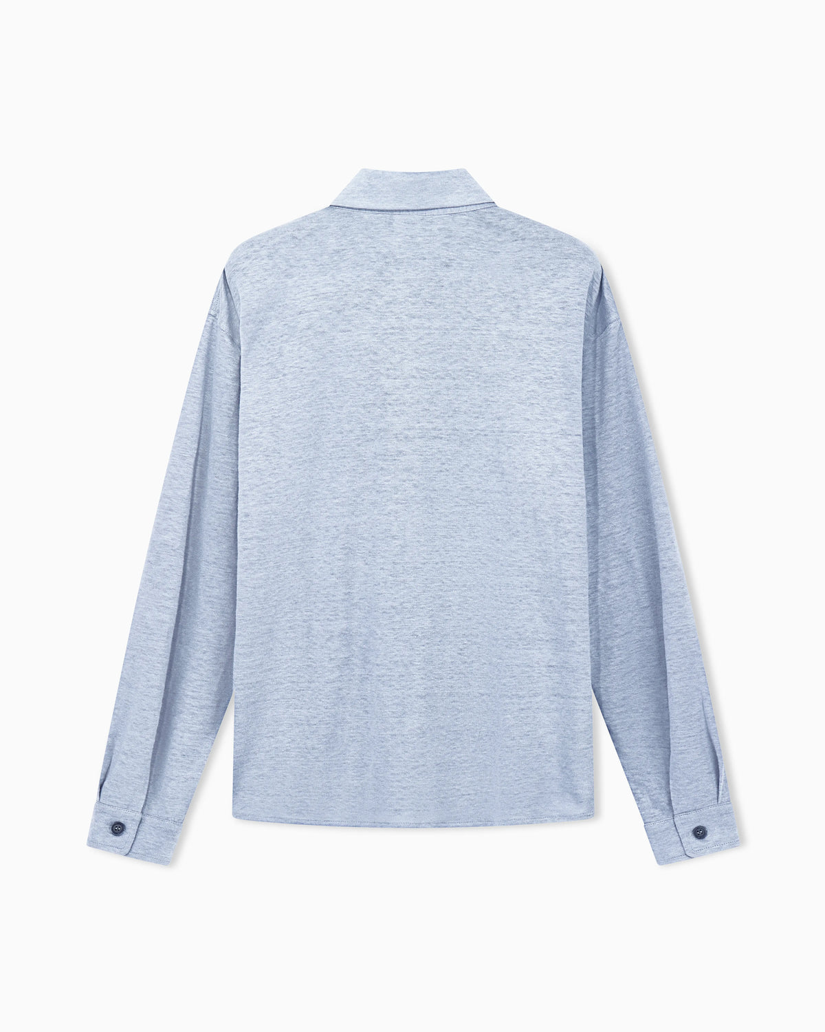 Shirt regular fit in pure linen single jersey