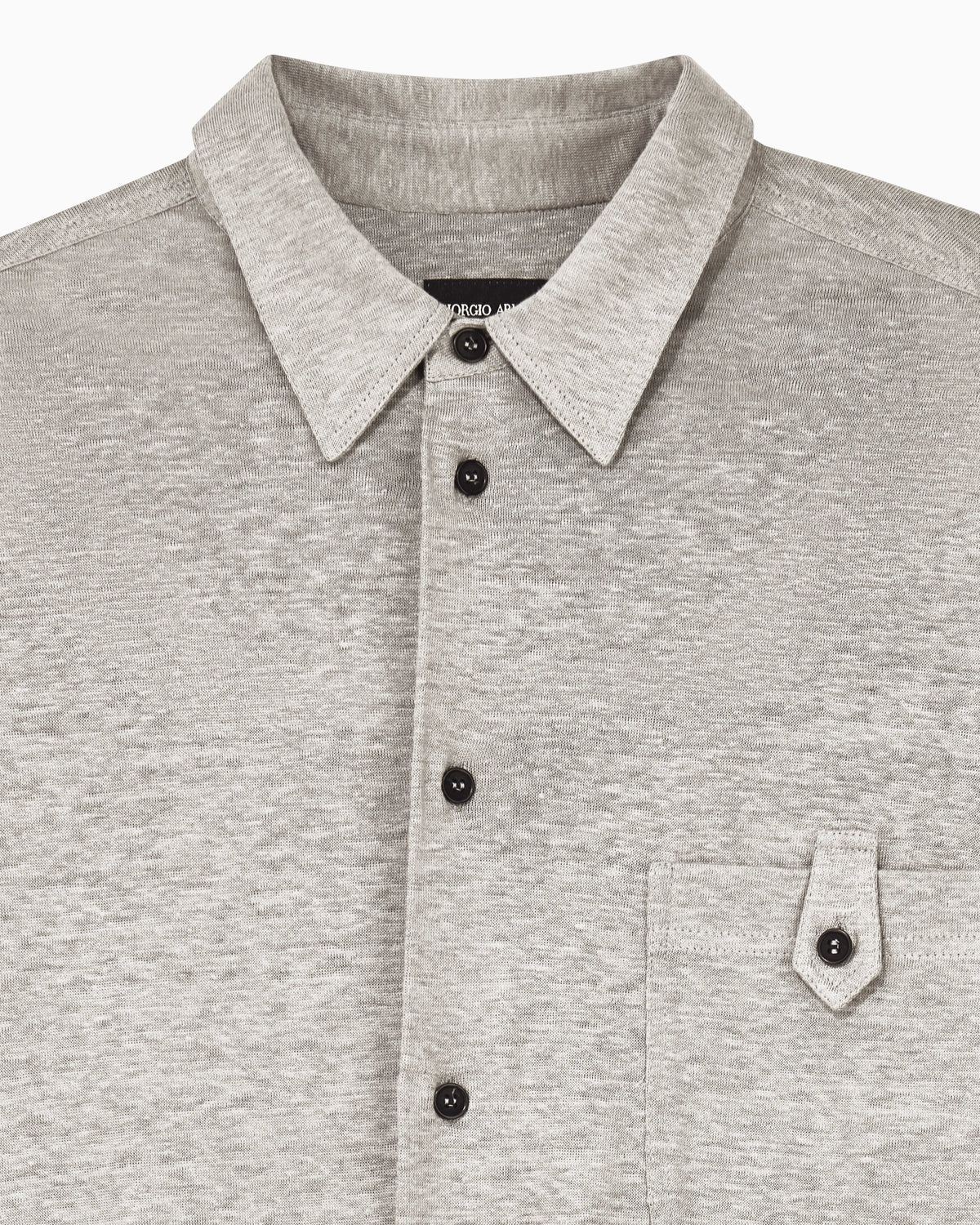 Shirt oversized in pure linen single jersey