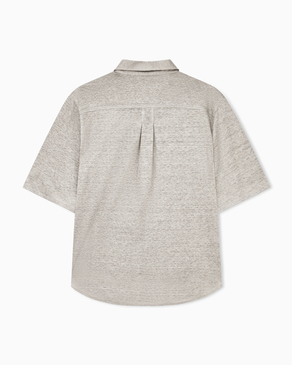 Shirt oversized in pure linen single jersey