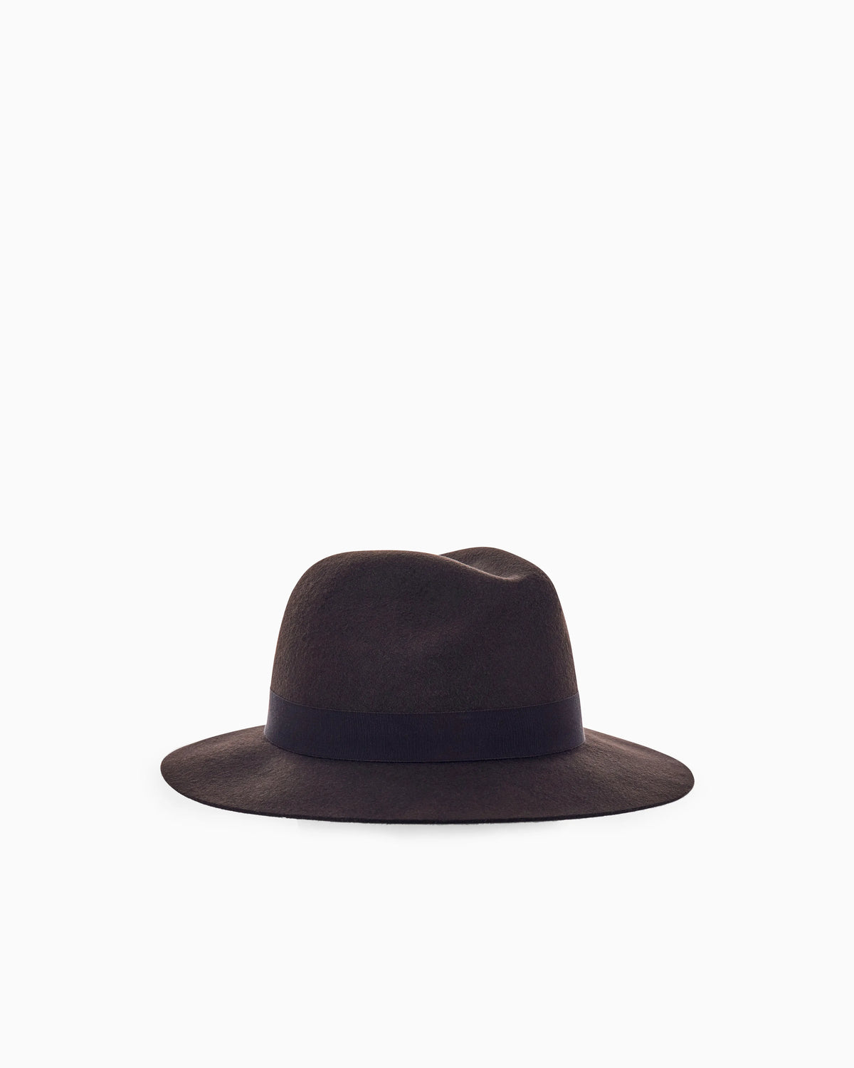 Classic felt hat in virgin wool with an acrylic sweatband