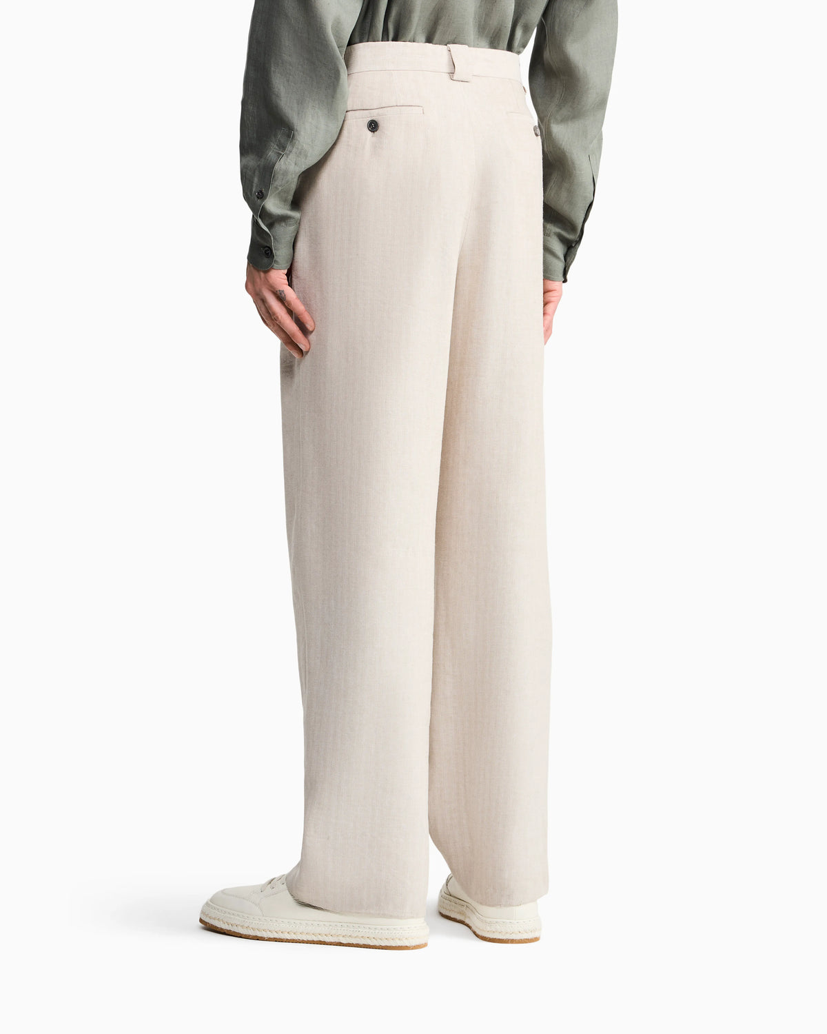 Armani/Archivio SS1990 single-pleat trousers