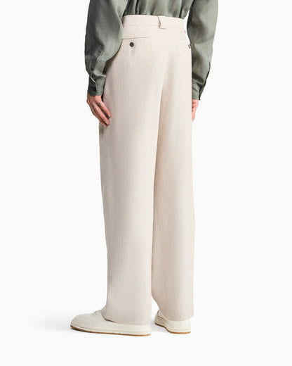 Armani/Archivio SS1990 single-pleat trousers