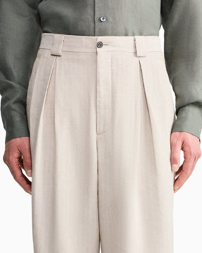 Armani/Archivio SS1990 single-pleat trousers
