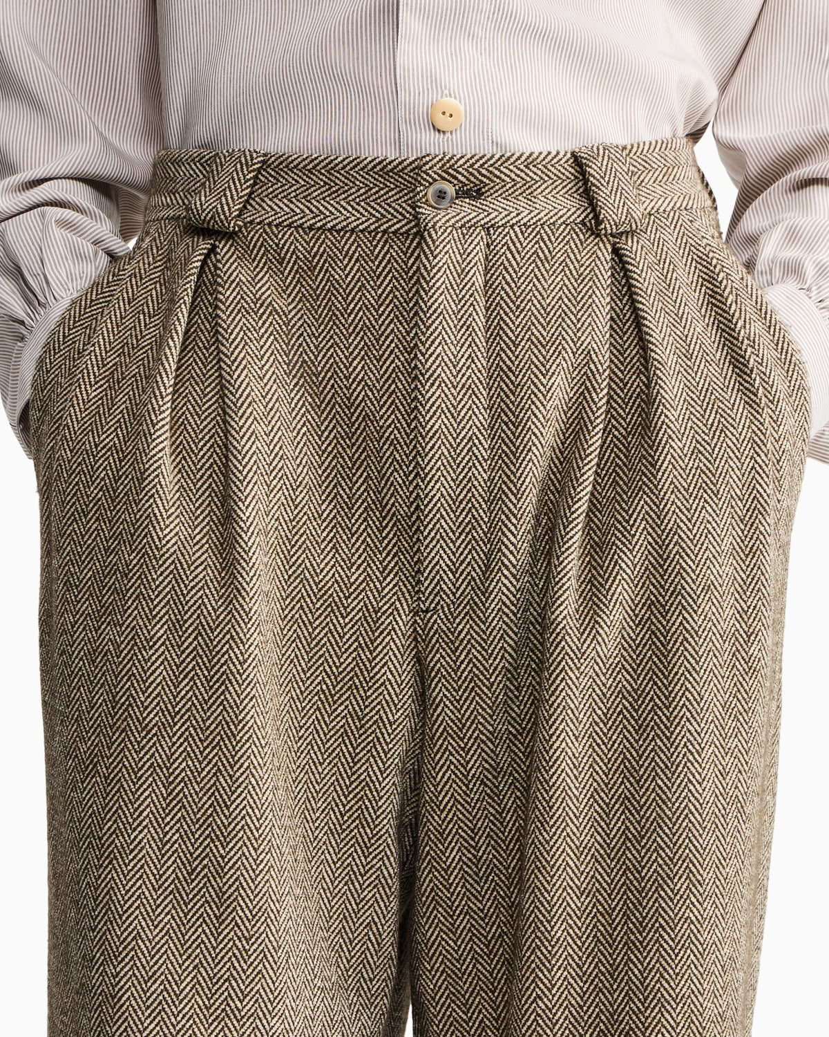 Armani/Archivio FW1990 single-pleat trousers