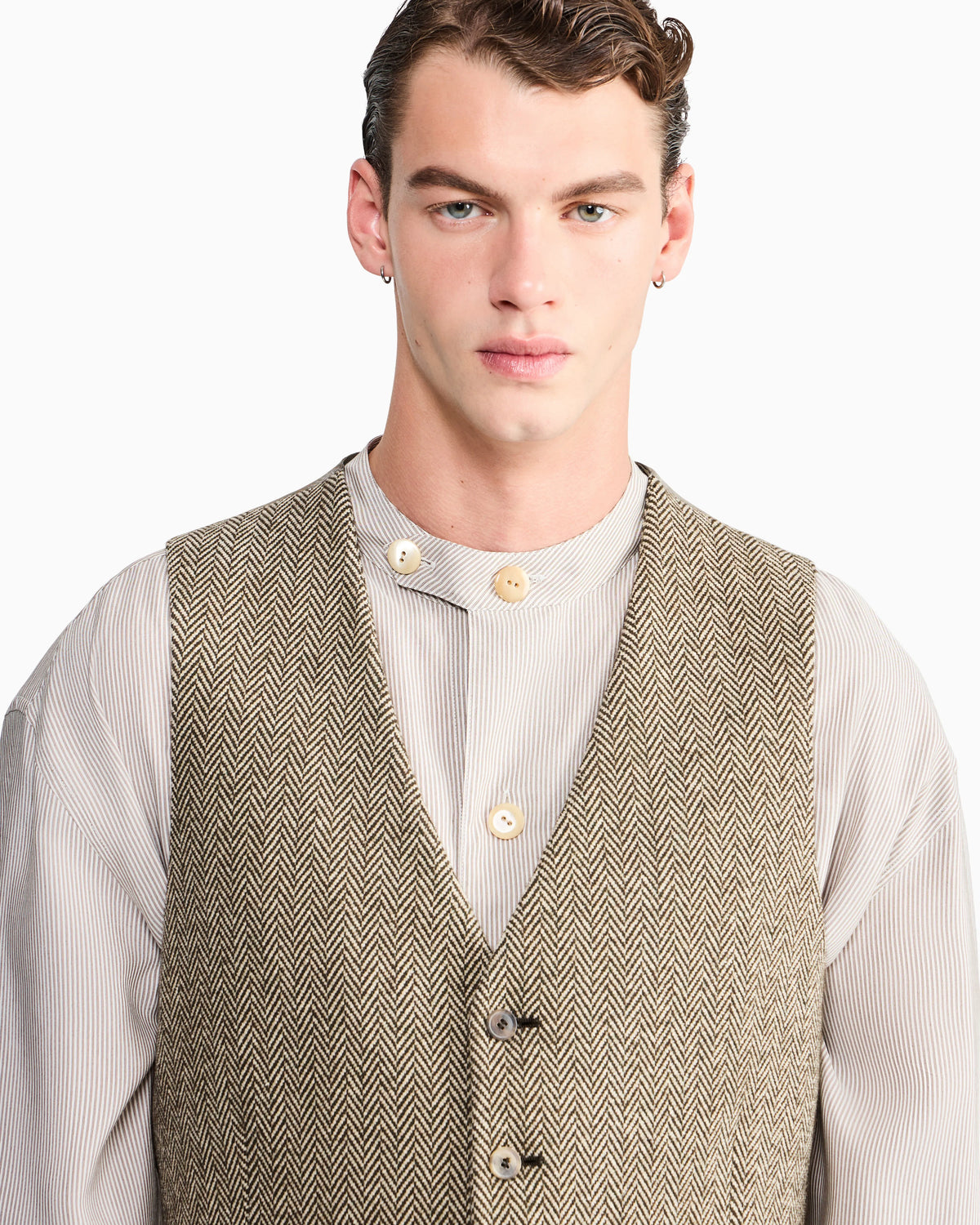 Armani/Archivio FW1990 single-breasted waistcoat