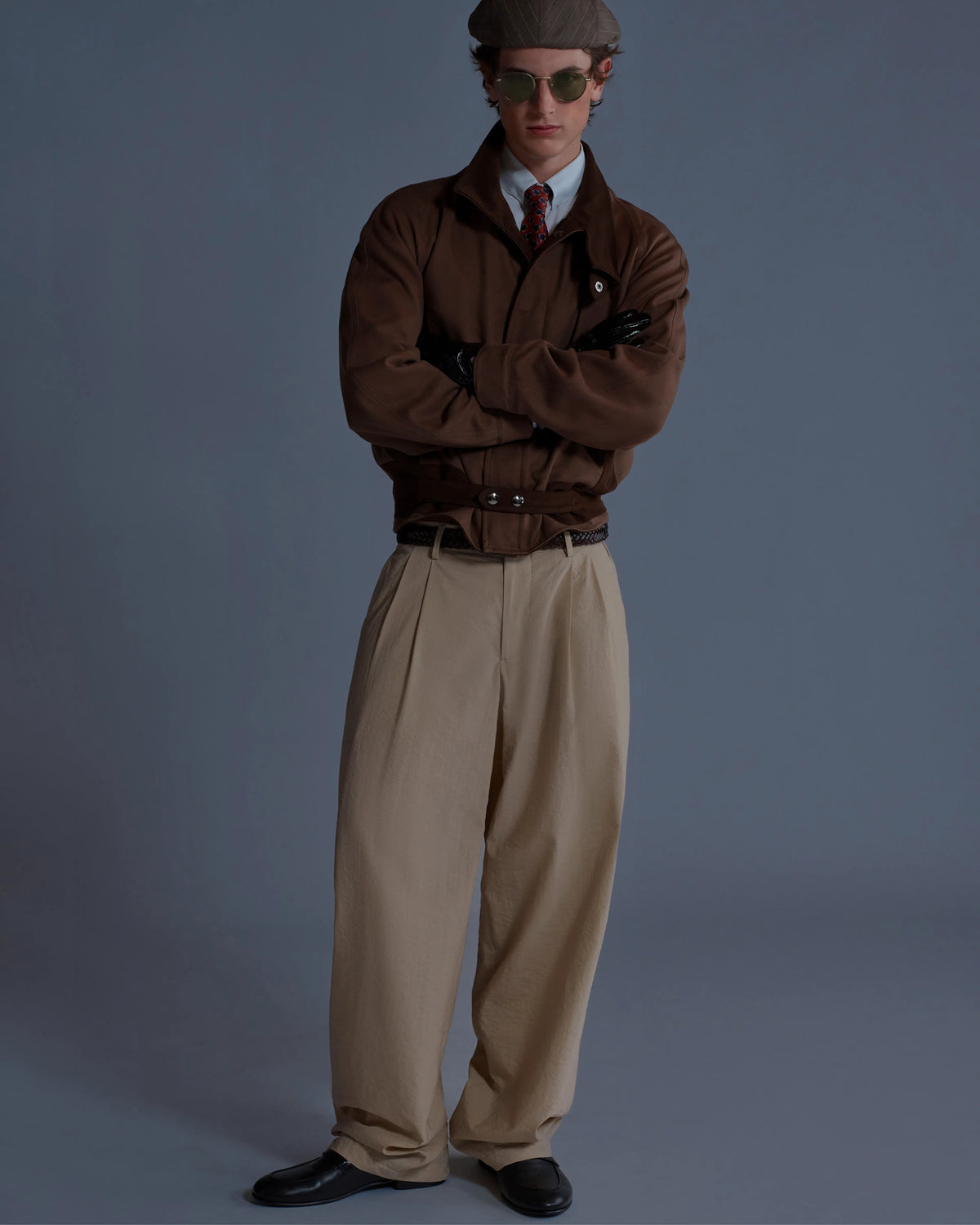 Armani/Archivio double-pleat trousers