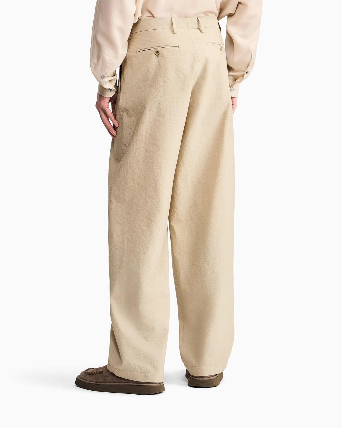 Armani/Archivio double-pleat trousers