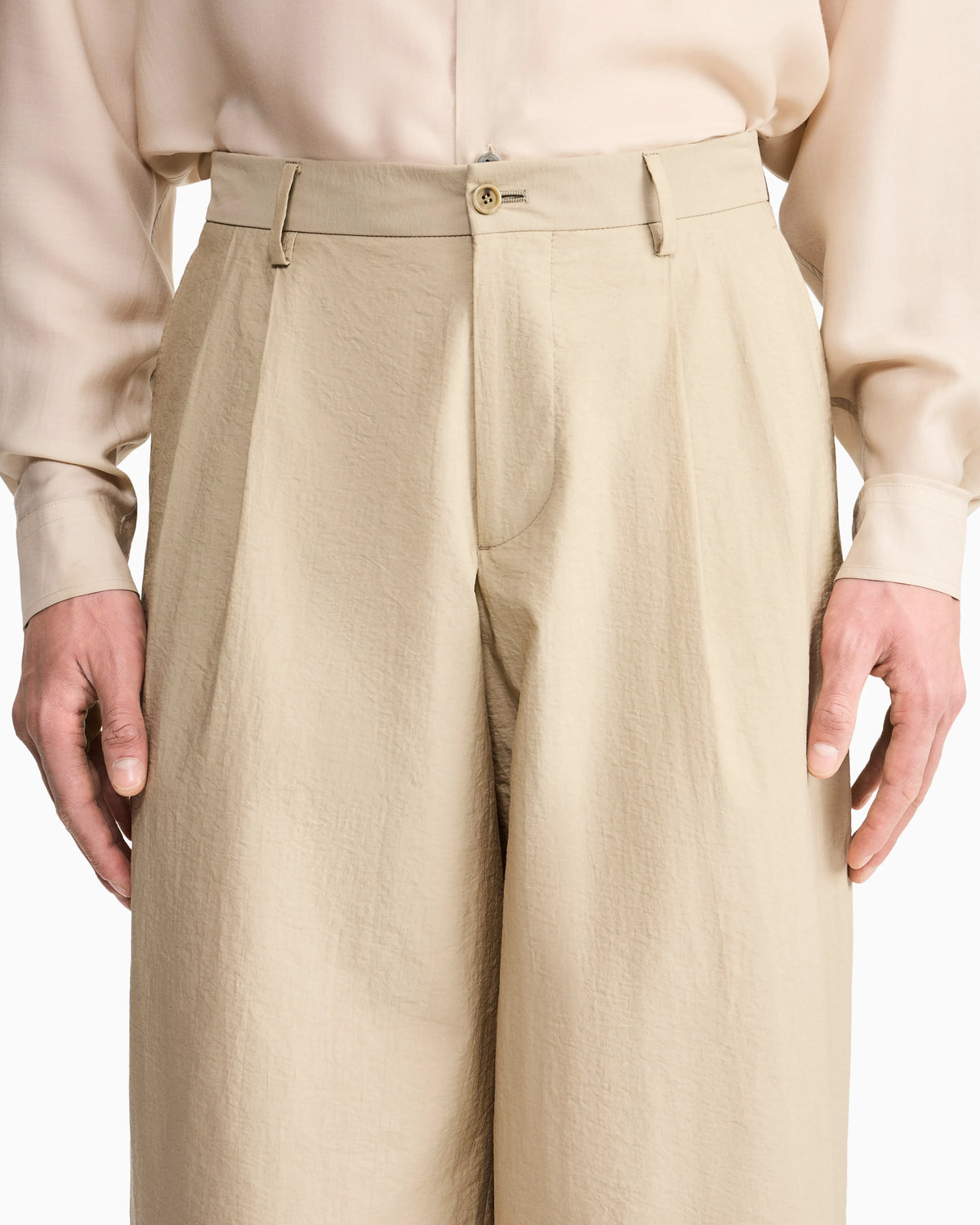 Armani/Archivio double-pleat trousers